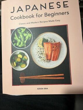 Japanese Cookbook for Beginners - Blush Pink Cover